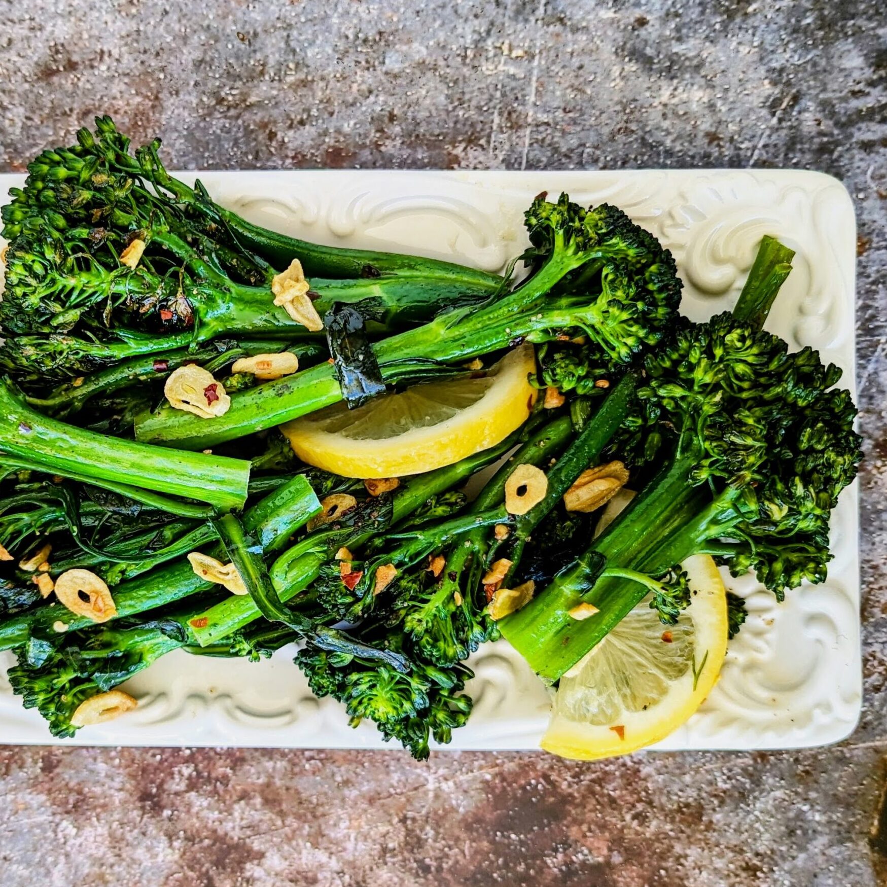 Broccolini "Aglio, Olio e Peperoncino" (garlic, oil & chili) Modern